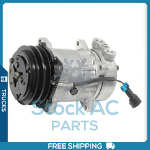 Cargar imagen en el visor de la galería, New A/C Compressor for Peterbilt 330,357,377,378,379 1999-2002 - OE# 2602742C91 - Qualy Air