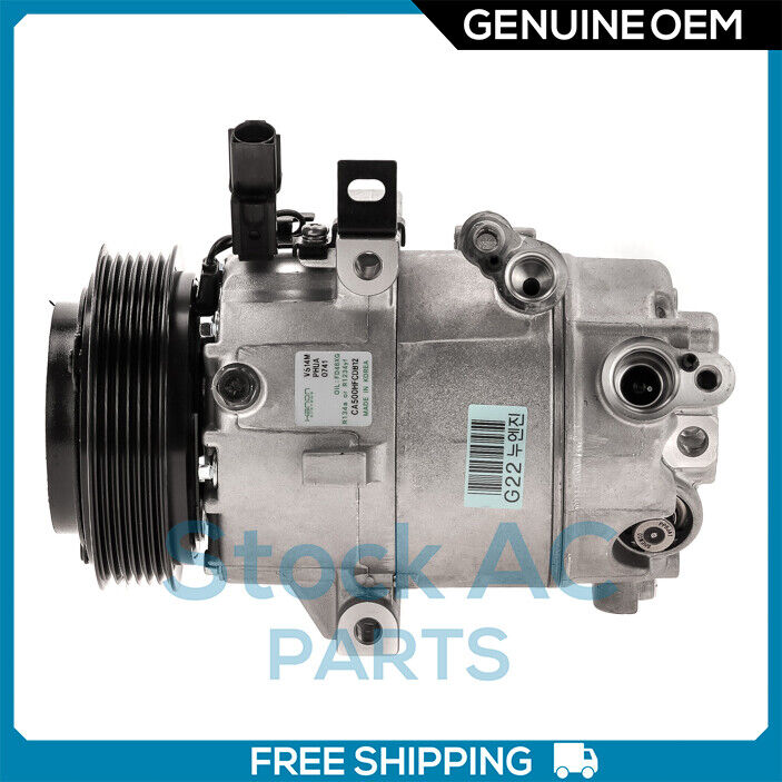 New OEM AC Compressor for Hyundai Elantra GT - 2013 to 17 / Kia Forte 2014 to 18 - Qualy Air