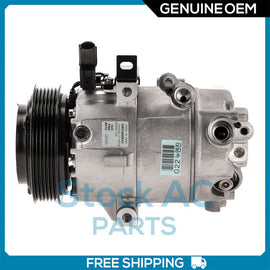New OEM AC Compressor for Hyundai Elantra GT - 2013 to 17 / Kia Forte 2014 to 18 - Qualy Air