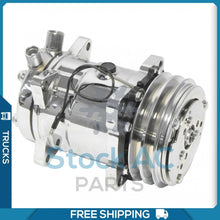 Cargar imagen en el visor de la galería, A/C Compressor for Freightliner MB Line, MB60 / Kenworth T2000 / Western S... QU - Qualy Air