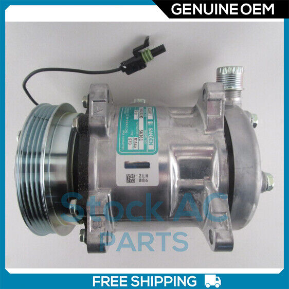 New OEM A/C Compressor fits New Holland - OE# 87649991 - Qualy Air