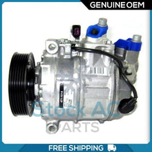 Load image into Gallery viewer, A/C Compressor OEM Denso 7SEU16C for Audi A4, A4 Quattro, A6, A6 Quattro, ... QR - Qualy Air