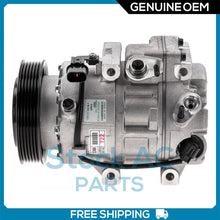 Load image into Gallery viewer, New OEM AC Compressor for Hyundai Santa Fe 2013 to 18 / Kia Sorento 2011 to 15 - Qualy Air