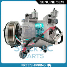 Load image into Gallery viewer, New OEM A/C Compressor for HONDA FIT 1.5L - 2006 to 2008 - OE# 38810RMEA02 - Qualy Air