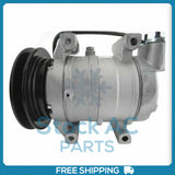 New A/C Compressor for Isuzu NPR, NQR, NRR - 2005 to 2016 - Diesel Engines