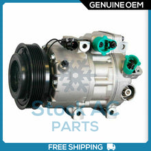 Cargar imagen en el visor de la galería, New OEM AC Compressor for Hyundai Sonata, Azera, Santa Fe/ Kia Amanti, Sorento.. - Qualy Air