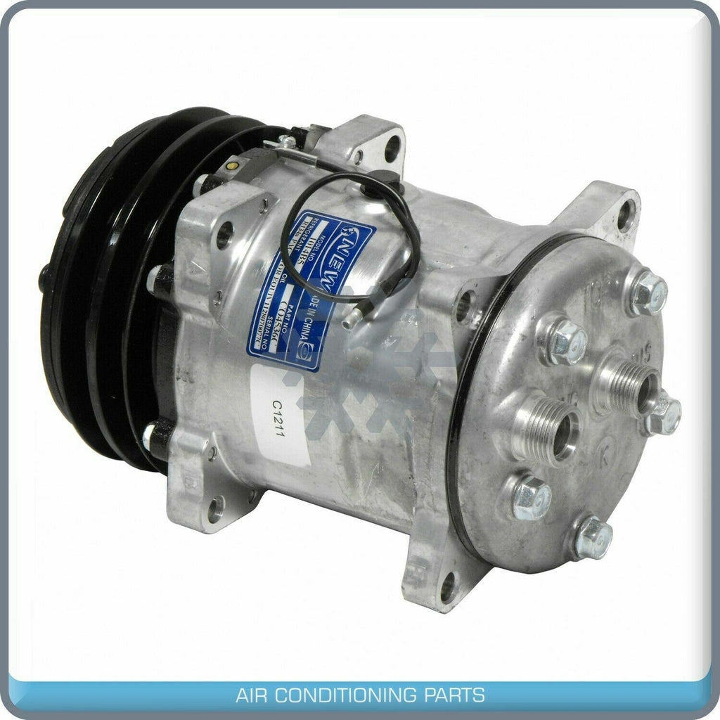A/C Compressor for Case 521, 525, 527 / Ford New Holland 8630, 8730, 8830, TW.. - Qualy Air