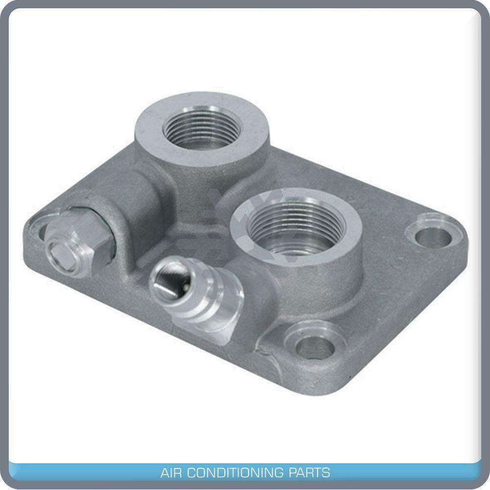 NEW A/C COMPRESSOR MANIFOLD 10PA17C JOHN DEERE - OE# AT168543, AT163728 - Qualy Air