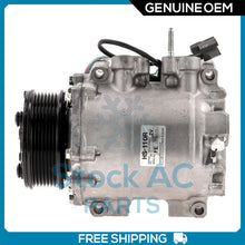 Load image into Gallery viewer, New OEM A/C Compressor for Honda CR-V 2.4L - 2002 to 2006 - OE# 38810PNB006 - Qualy Air