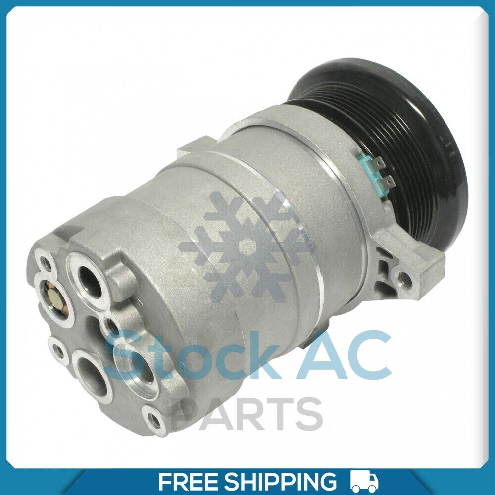 A/C Compressor HD6/HR6 for Chevrolet G10, G20, G30 / GMC G1500, G2500, G3500 QR - Qualy Air