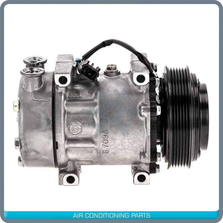 New Sanden OEM 4079 AC Compressor for Kenworth/ Peterbilt 320,382,384,389,587 - Qualy Air