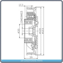 Cargar imagen en el visor de la galería, New A/C Compressor Clutch Assembly fits Buick Regal - 2010 to 2011 - PXE16 - Qualy Air
