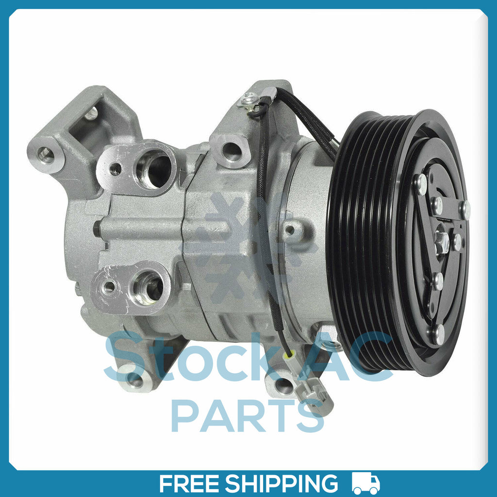 New A/C Compressor For Toyota Hilux 2.4L FLEX - 2001 to 2006 - OE# 4472608020 - Qualy Air