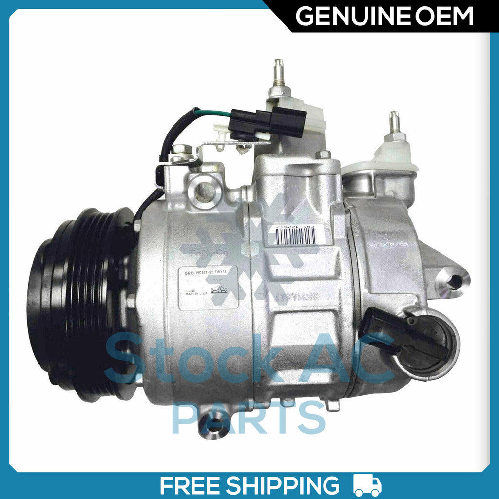 New OEM AC Compressor fits Ford Explorer, Taurus / Lincoln MKT / Police Sedan - Qualy Air