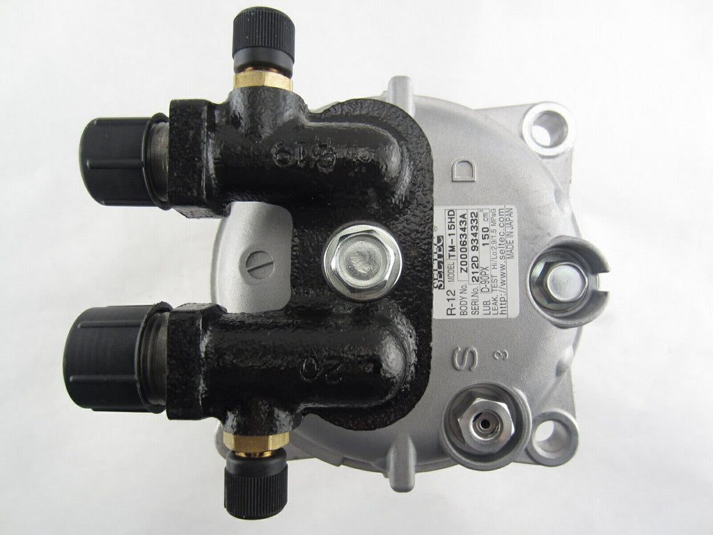 A/C Compressor OEM Valeo TM15HS for International / Kenworth / Peterbilt /... QR - Qualy Air