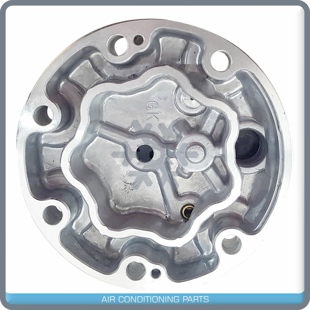 New A/C Compressor Back Cover fits SD508 / 5H14 - HRZ with 10/8 exit - Qualy Air