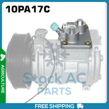 Cargar imagen en el visor de la galería, NEW A/C COMPRESSOR MANIFOLD 10PA17C JOHN DEERE - OE# AT168543, AT163728 - Qualy Air