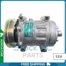 Cargar imagen en el visor de la galería, New OEM A/C Compressor for Ford/New Holland H9870 BALE WAGON - OE# 87430122 - Qualy Air