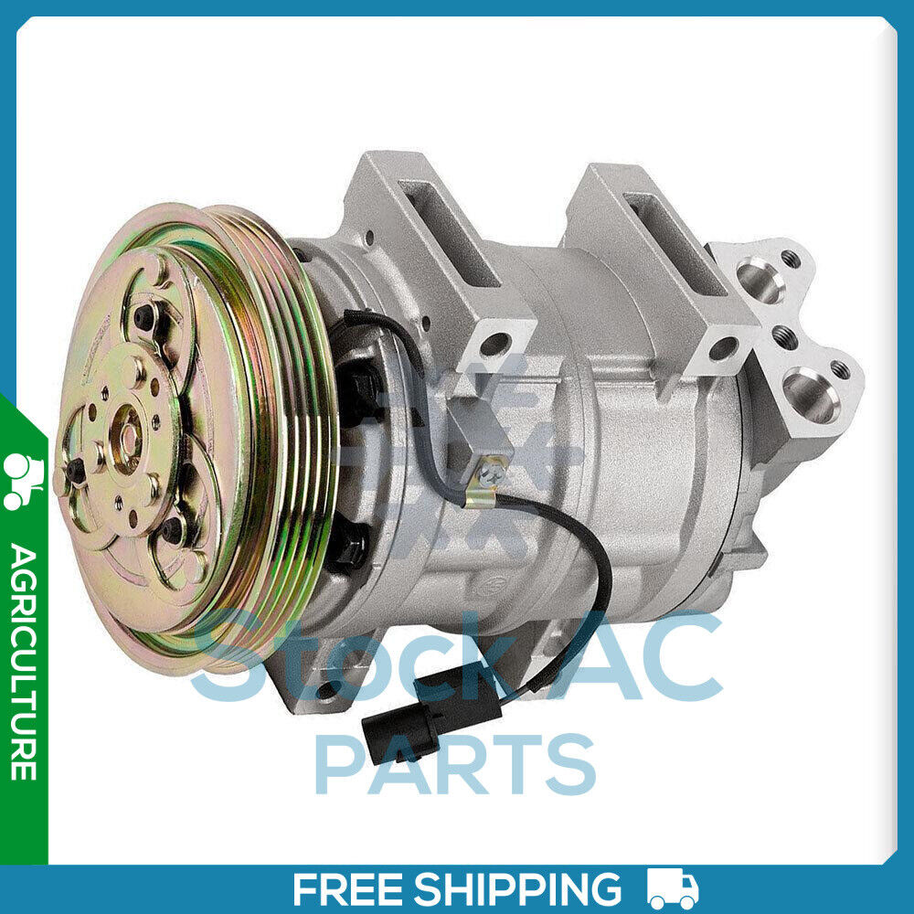 NEW A/C Compressor & Clutch fits John Deere - OE# 5678110286/ 506211-7270 - Qualy Air