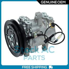 New OEM A/C Compressor fits Kubota Tractor M108S, M5040, M7040, M8540, M9540 QR - Qualy Air