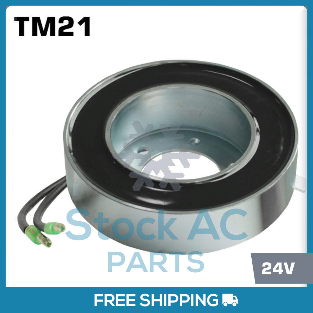 BRAND NEW A/C COMPRESSOR COIL SELTEC / VALEO - TM21 - 24V - Qualy Air
