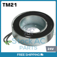 Load image into Gallery viewer, BRAND NEW A/C COMPRESSOR COIL SELTEC / VALEO - TM21 - 24V - Qualy Air