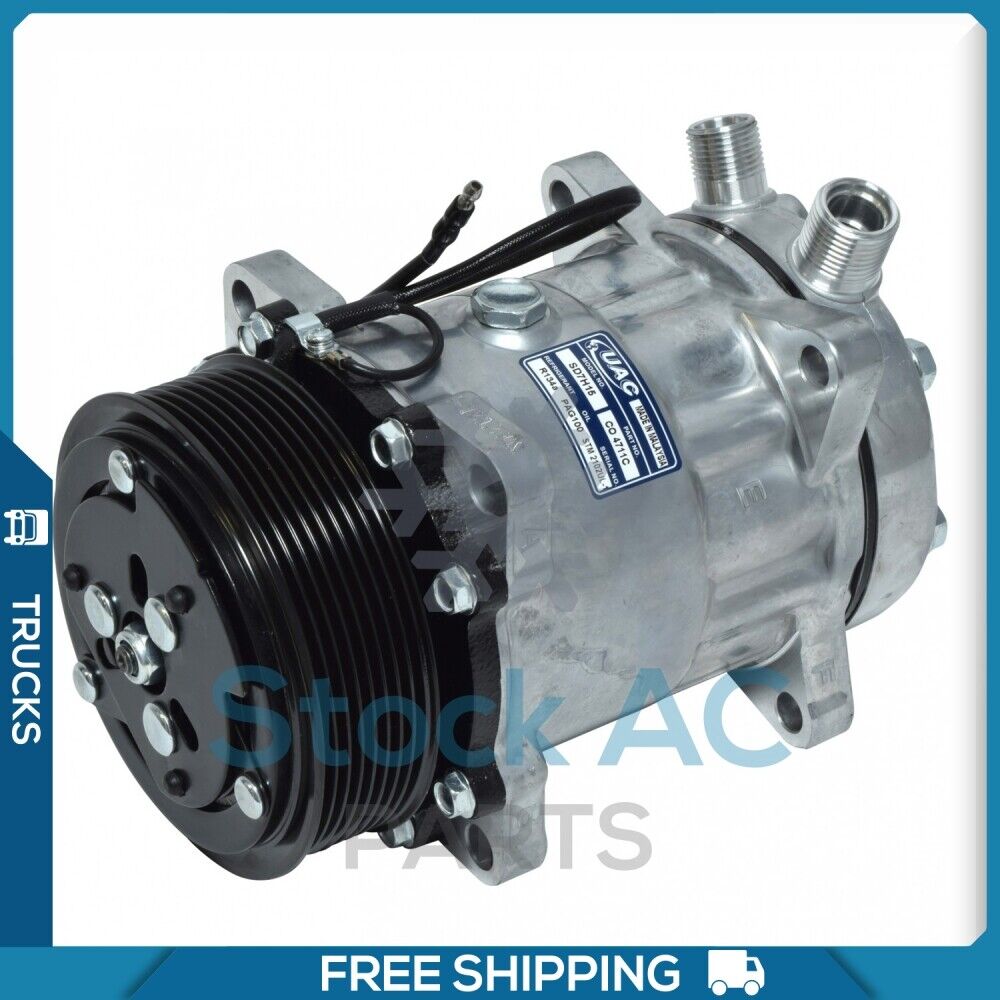 A/C Compressor SD7H15 for Kenworth K100, K100E, K130, K150, T2000, T300, T... QR - Qualy Air