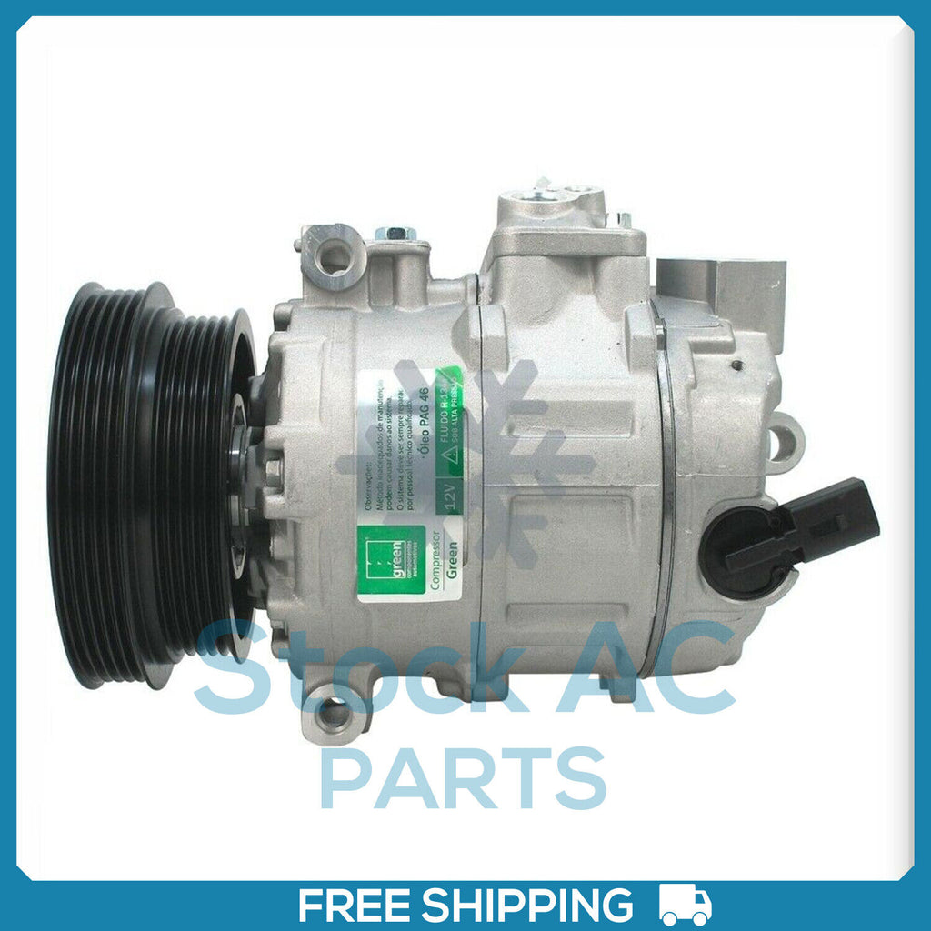 New A/C Compressor for VW Jetta, Passat, Golf, Beetle.. - 2.5L - 2005 to 2014 - Qualy Air