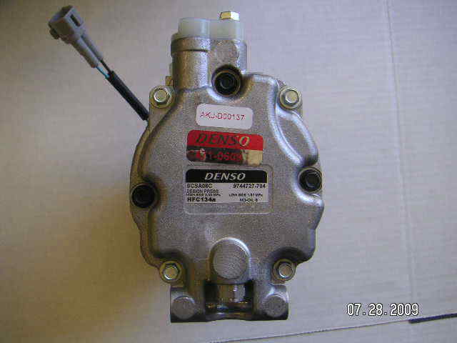 A/C Compressor OEM Denso SCSA08C for Subaru Legacy, Outback QR - Qualy Air
