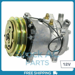 New A/C Compressor Sanden SD511 & H07 - 12V - 2A Groove - 5104 RQ