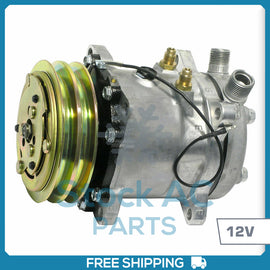 New A/C Compressor Sanden SD511 & H07 - 12V - 2A Groove - 5104 RQ - Qualy Air