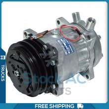 Cargar imagen en el visor de la galería, A/C Compressor for Ford F700 / Kenworth W900 QU - Qualy Air