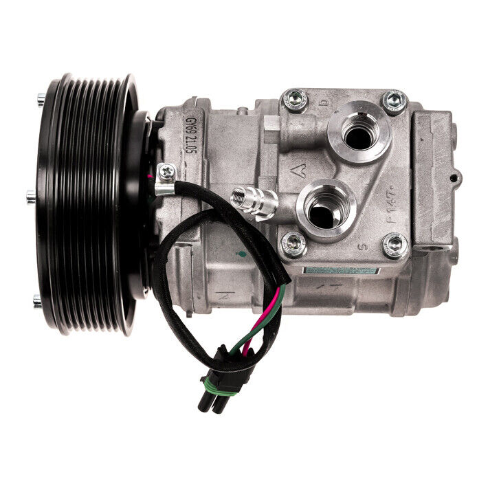 A/C Compressor for JOHN DEERE 444H, 444HLL, 444J, 544H, 544J, 624H, 624J.. - Qualy Air
