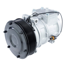 Cargar imagen en el visor de la galería, New AC Compressor fits JOHN DEERE 7000/8000 SERIES - Denso 10PA17 - Qualy Air