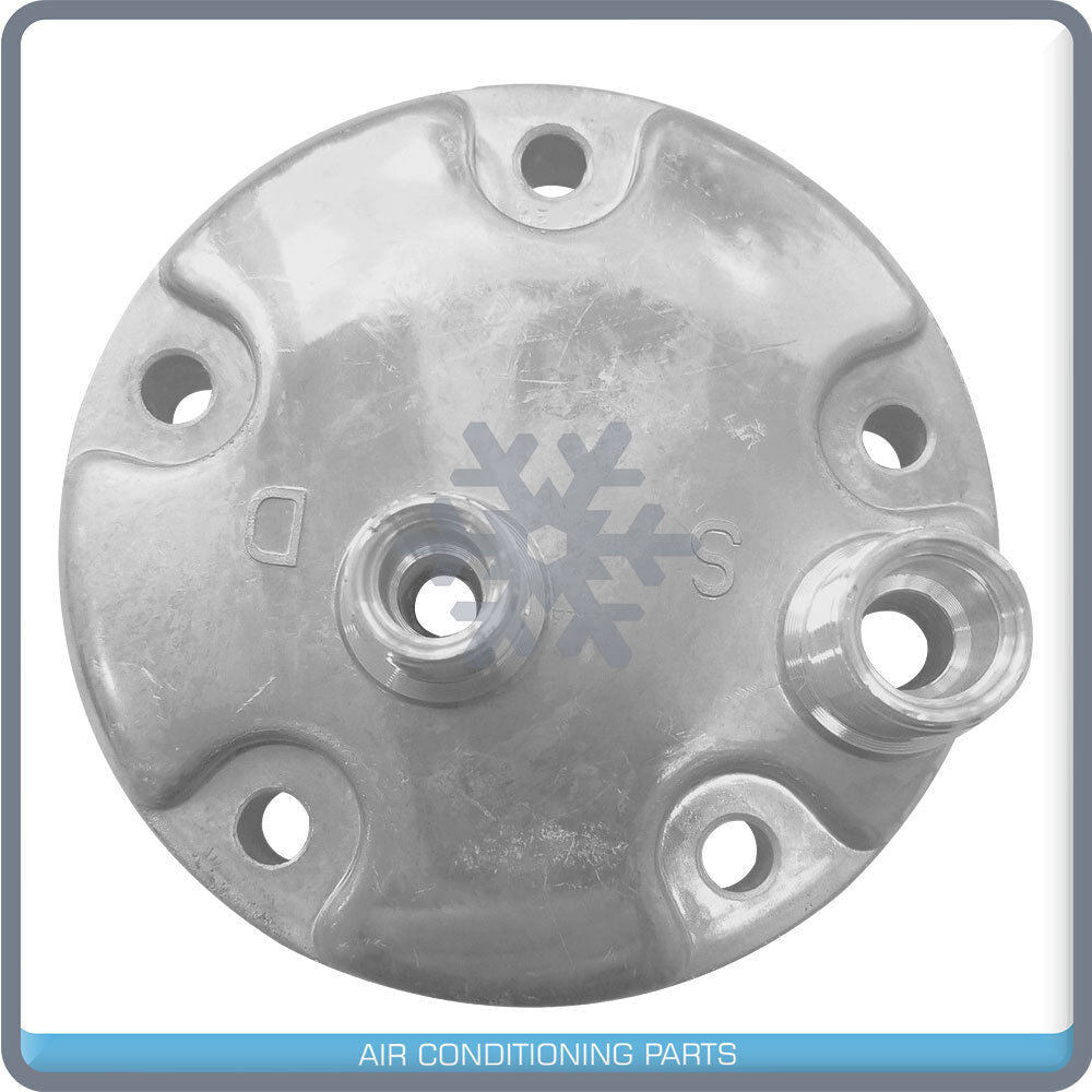 NEW A/C COMPRESSOR COVER SANDEN SD508 ORING HRZ 8X10 EXIT FITTINGS HEAD / BACK - Qualy Air