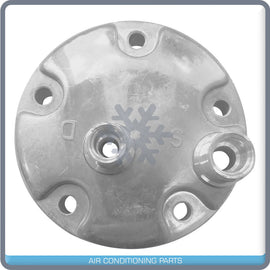 NEW A/C COMPRESSOR COVER SANDEN SD508 ORING HRZ 8X10 EXIT FITTINGS HEAD / BACK - Qualy Air