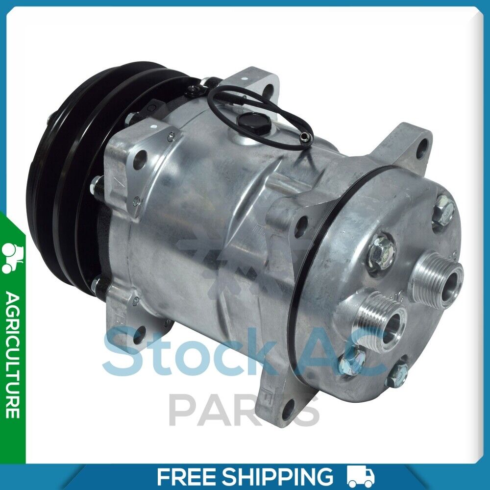New A/C Compressor for Case COMBINE, TRACTOR / FORD NEW HOLLAND TRACTOR - Qualy Air