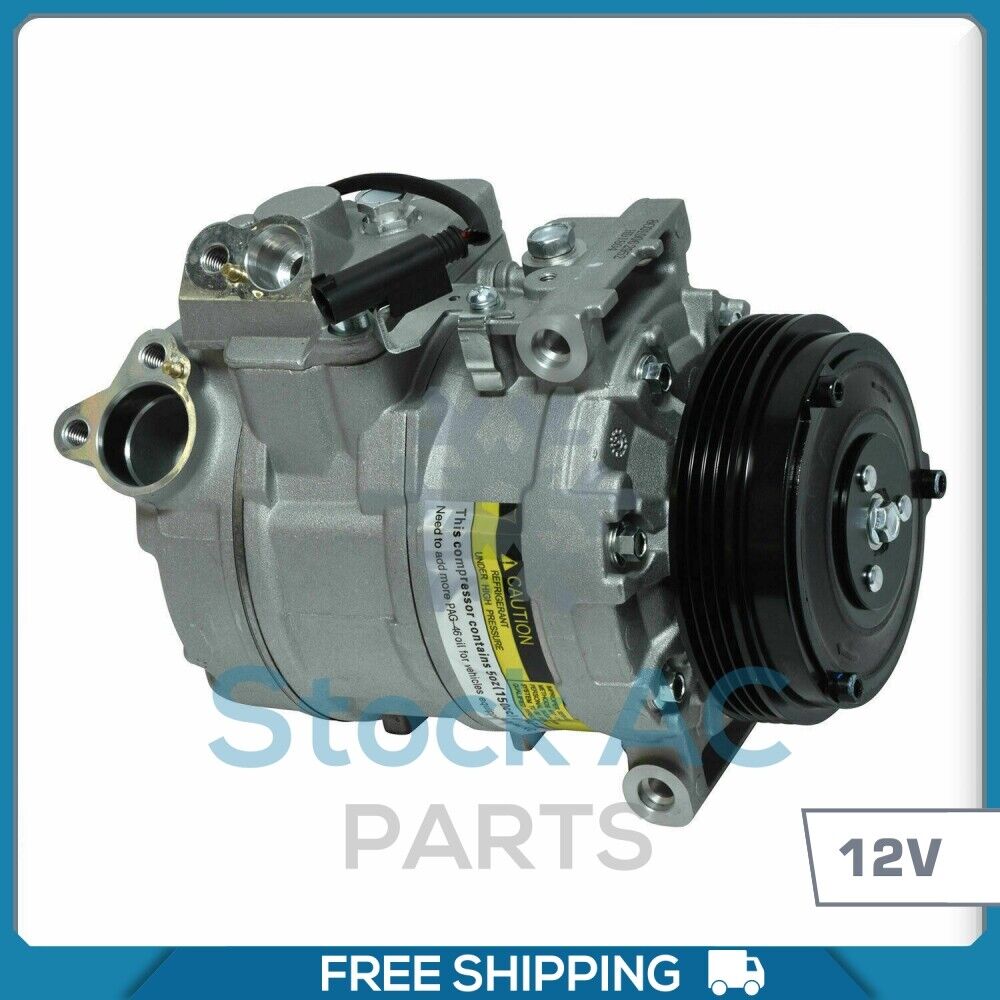 New A/C Compressor for BMW 545i, 550i, 650i, 745i, 745Li, 750Li - OE# 4711490 - Qualy Air