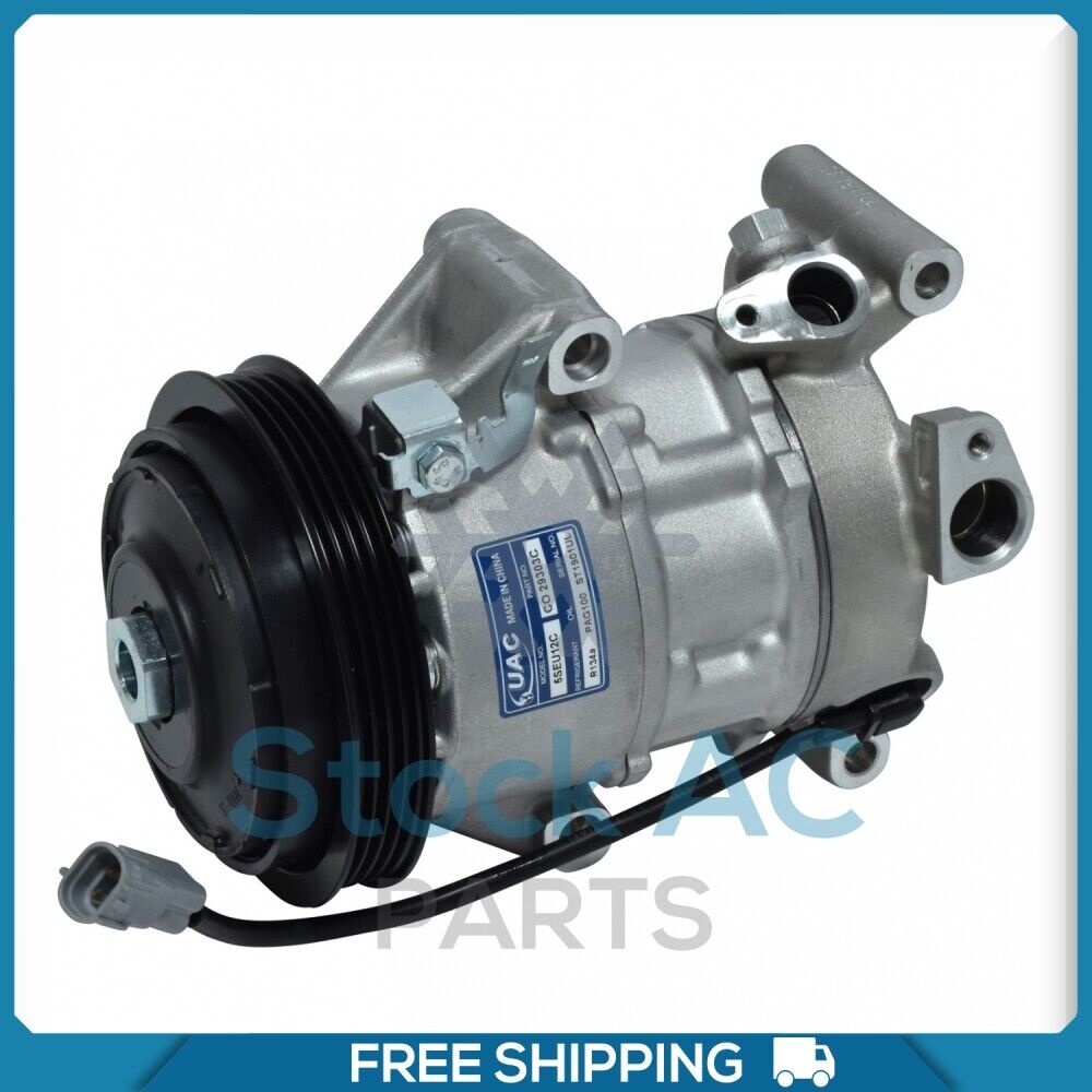 New A/C Compressor fits Toyota Yaris 1.5L - 2012 to 2018 - Qualy Air