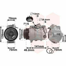 Load image into Gallery viewer, New A/C COMPRESSOR for MERCEDES-BENZ C240,E320,GL450,ML350/500 - OE# 0002309111 - Qualy Air