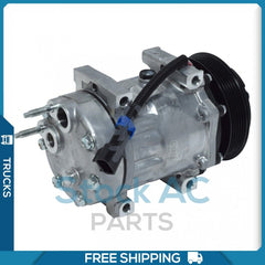 A/C Compressor for INTERNATIONAL 4200, 4200LP, 4300, 4300LP, 4400, 4400LP,... QU