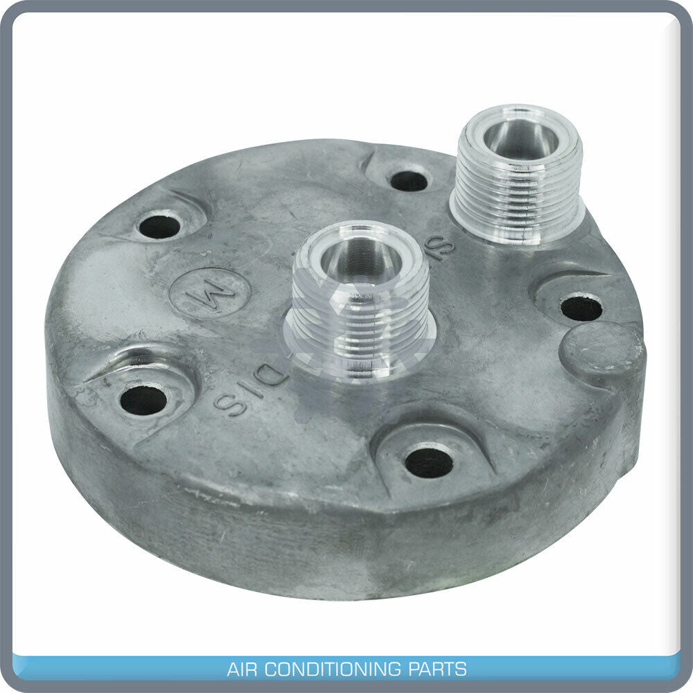 New A/C Compressor Back Cover fits SD508 / 5H14 - HRZ 12x12 exit - Qualy Air