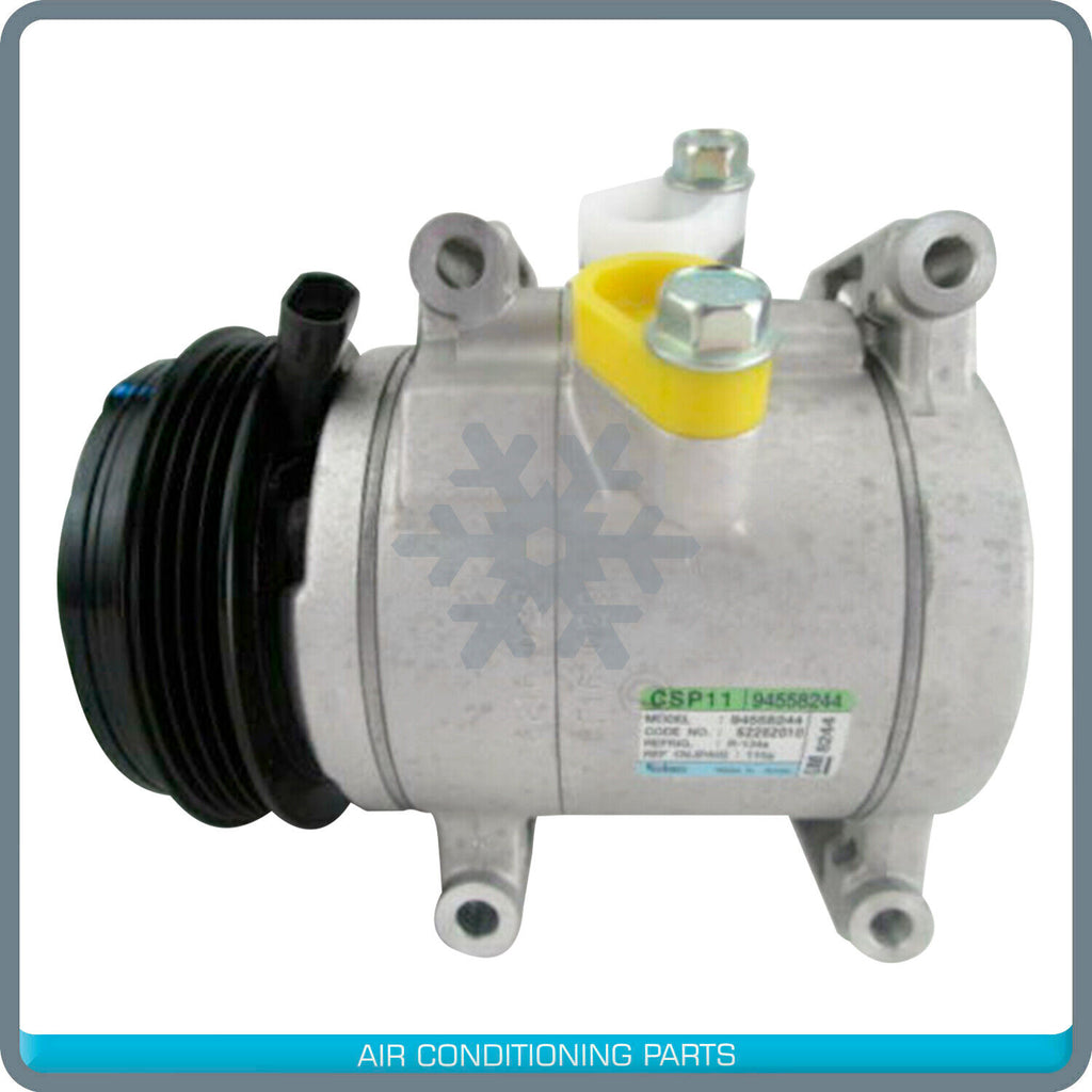 New OEM A/C Compressor for Chevrolet Spark - 2009 to 2015 - OE# 96073851 - Qualy Air