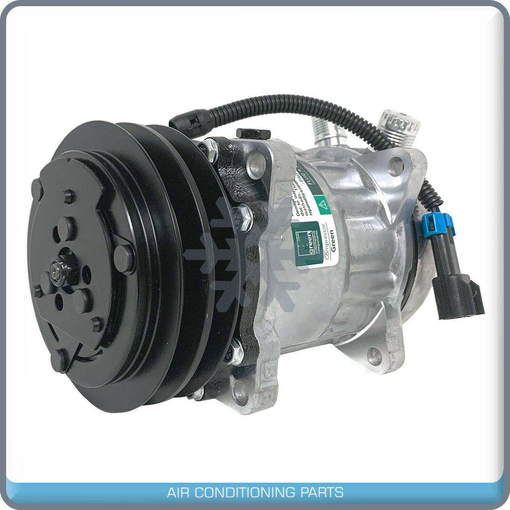 New A/C Compressor fits Kenworth / Peterbilt - SD7H15 - OE# F696001233 - Qualy Air