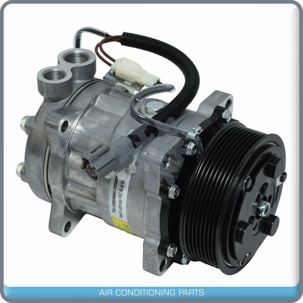 New A/C Compressor SD7H15 for Ford Truck - OE# F6HS19D629BA QR - Qualy Air