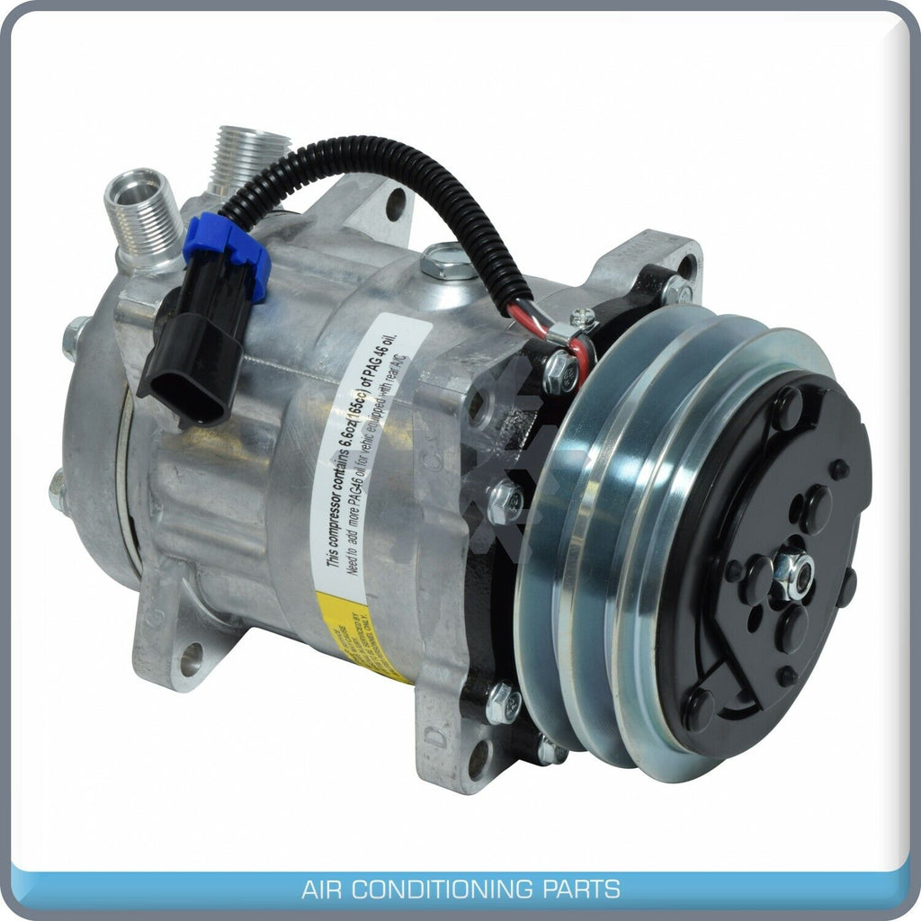 A/C Compressor SD7H15 for Kenworth C500, C540, C550, K100, K100E, K130, K1... QR - Qualy Air