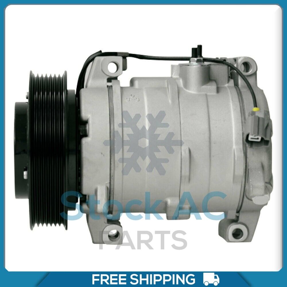 New A/C Compressor fits Honda Accord 2.4L - 2003 to 2007 - OE# 38810RAAA01 - Qualy Air