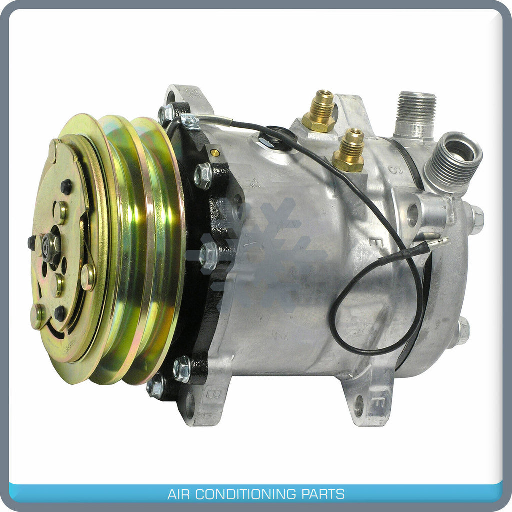 New A/C Compressor Sanden SD511 & H07 - 12V - 2A Groove - 5104 RQ - Qualy Air