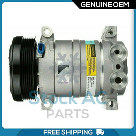 New OEM A/C Compressor HT6 for Cadillac / Chevrolet / GMC / Isuzu / Oldsmobile - Qualy Air