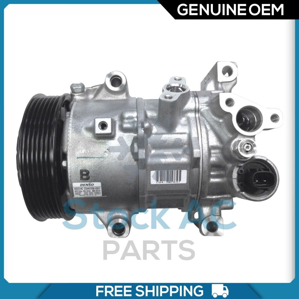 New OEM AC Compressor for Toyota Corolla 1.8L - 2014 2015 2016 2017 2018 2019 - Qualy Air